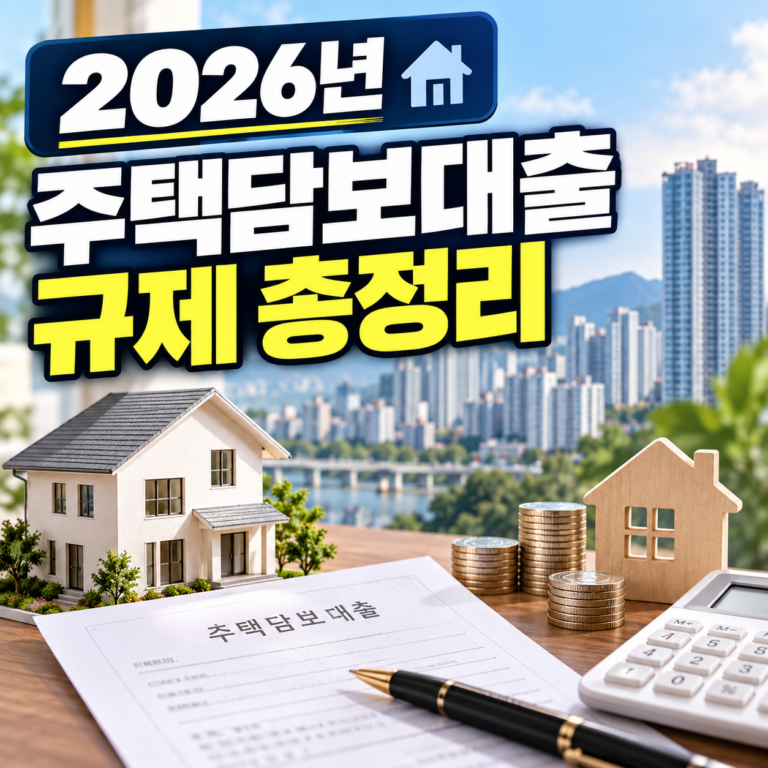 2026주택담보대출 규제 총정리