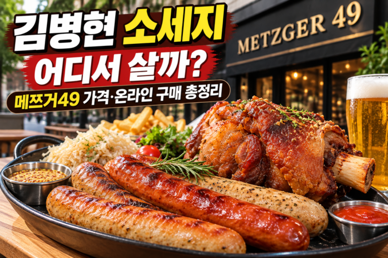 메쯔거49 소시지와 로스트 포크 한상